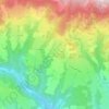 Topografische Karte Sankt Lorenzen am Wechsel, Höhe, Relief