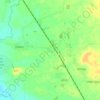 Topografische Karte Dalton Moor, Höhe, Relief
