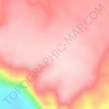 Topografische Karte Serra dos Parecis, Höhe, Relief