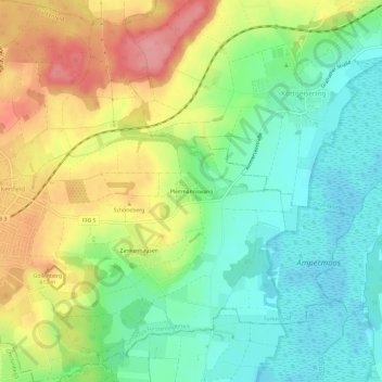 Topografische Karte Pleitmannswang, Höhe, Relief