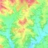 Topografische Karte La Glanda, Höhe, Relief