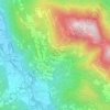 Topografische Karte Castendallo, Höhe, Relief