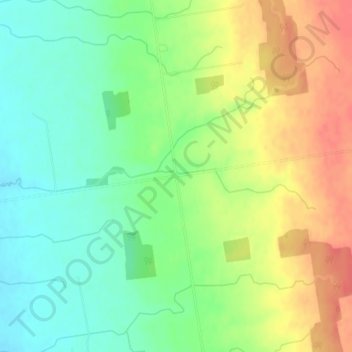 Topografische Karte Blake, Höhe, Relief