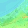 Topografische Karte Springhurst Beach, Höhe, Relief