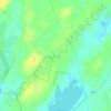 Topografische Karte Boston, Höhe, Relief