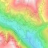 Topografische Karte Untertauern, Höhe, Relief