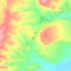 Topografische Karte Earthquakes, Höhe, Relief