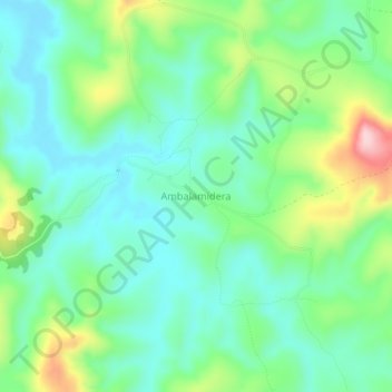 Topografische Karte Ambalamidera, Höhe, Relief