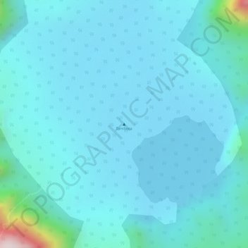 Topografische Karte Bima, Höhe, Relief