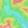 Topografische Karte Cà di Spagna, Höhe, Relief