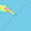 Topografische Karte Cape Point, Höhe, Relief