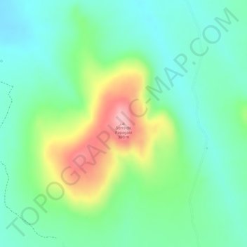 Topografische Karte Serra do Papagaio, Höhe, Relief