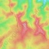 Topografische Karte Mount McQuoid, Höhe, Relief