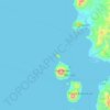 Topografische Karte Maka, Höhe, Relief