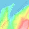 Topografische Karte Seabeck, Höhe, Relief