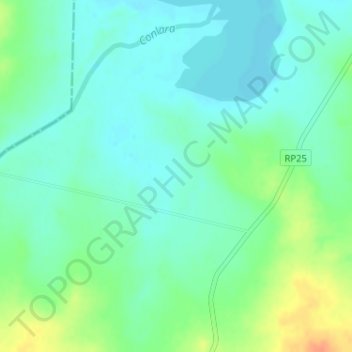Topografische Karte San Felipe, Höhe, Relief
