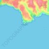 Topografische Karte Point Ross, Höhe, Relief