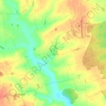Topografische Karte Keisby, Höhe, Relief