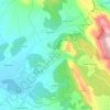 Topografische Karte São Miguel de Poiares, Höhe, Relief