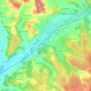 Topografische Karte Saigne-Bœuf, Höhe, Relief