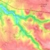 Topografische Karte Créac'h Ar Zant, Höhe, Relief