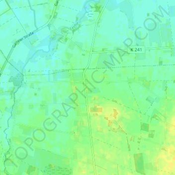 Topografische Karte Halenhorst, Höhe, Relief