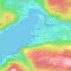 Topografische Karte Mo i Rana, Höhe, Relief