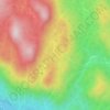 Topografische Karte Cape Range, Höhe, Relief
