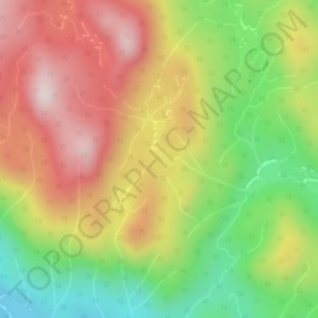Topografische Karte Cape Range, Höhe, Relief