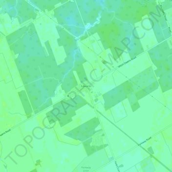 Topografische Karte Edwards, Höhe, Relief