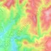 Topografische Karte Le Saveton, Höhe, Relief