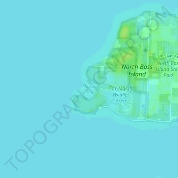 Topografische Karte Manila Bay, Höhe, Relief