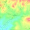 Topografische Karte Chapada, Höhe, Relief