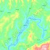 Topografische Karte 漫水乡, Höhe, Relief