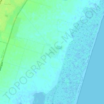 Topografische Karte Salloum, Höhe, Relief