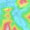 Topografische Karte Bout de la Lande, Höhe, Relief