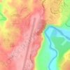 Topografische Karte Westgate Highland, Palalan, Lumbia, CDO, Höhe, Relief