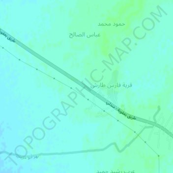 Topografische Karte Nahr Ibrahim, Höhe, Relief