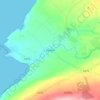 Topografische Karte Doolin, Höhe, Relief
