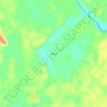 Topografische Karte Luza, Höhe, Relief