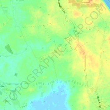 Topografische Karte Owstwick, Höhe, Relief