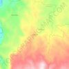 Topografische Karte La Aurora, Höhe, Relief