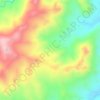 Topografische Karte Chisquio, Höhe, Relief