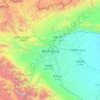 Topografische Karte Kaschgar, Höhe, Relief