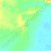 Topografische Karte El Pocito, Höhe, Relief