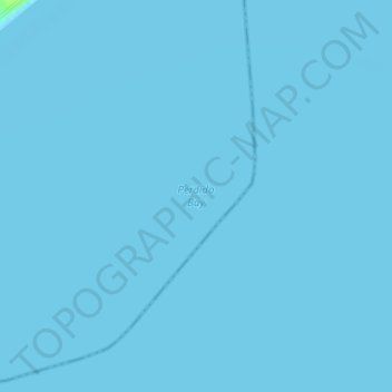 Topografische Karte Perdido Bay, Höhe, Relief
