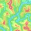 Topografische Karte Glendon, Höhe, Relief