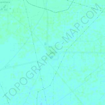 Topografische Karte Sahu, Höhe, Relief