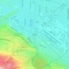 Topografische Karte Walteria, Höhe, Relief