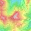 Topografische Karte Gampenkogel, Höhe, Relief